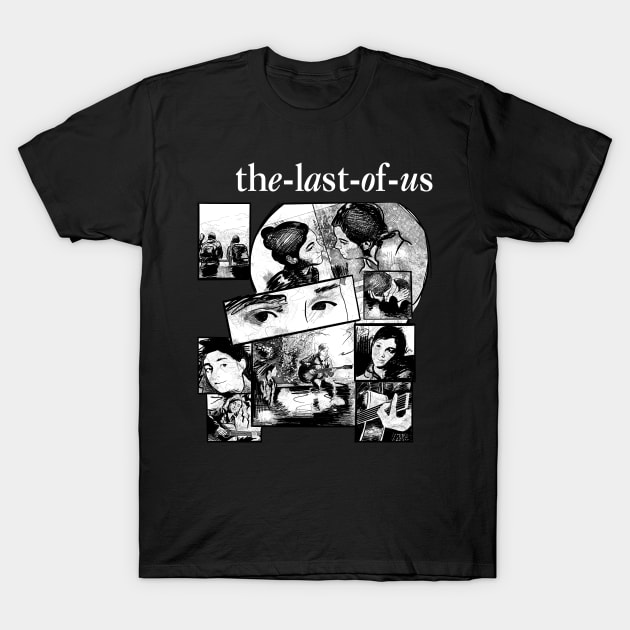 The Last of Us Part II - Take On Me (dark) T-Shirt T-Shirt by Weekly Planet Posters